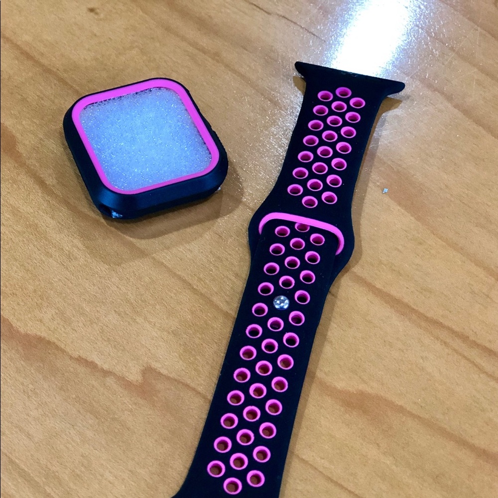 Silicone Band & Cover for Apple Watch
